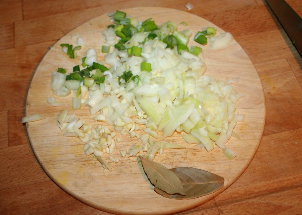 choped onions