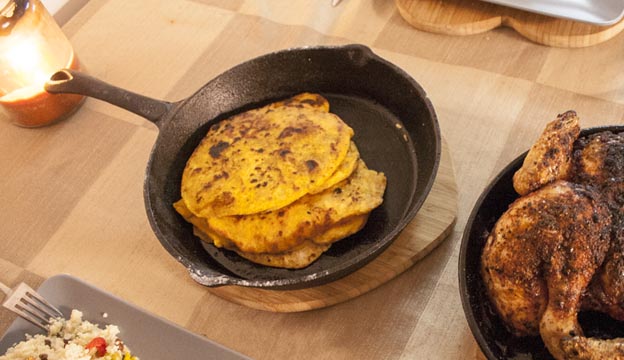 sweet potato flatbreads